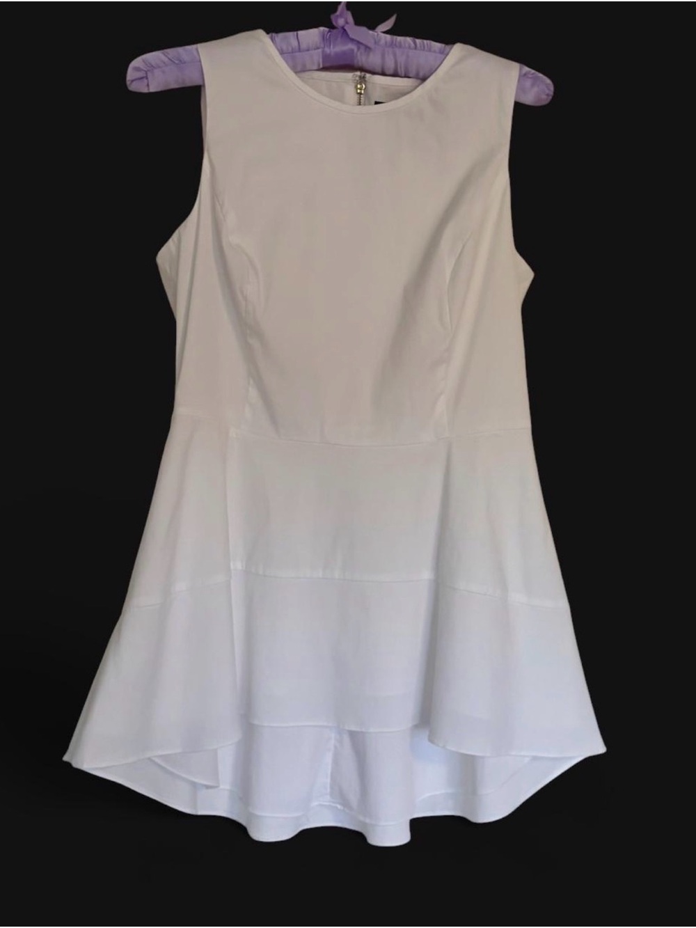 White House Black Market Sleeveless White Dress